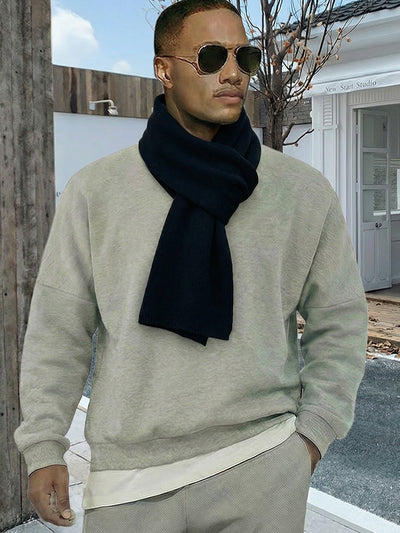 Classic Thick Solid Knit Scarf