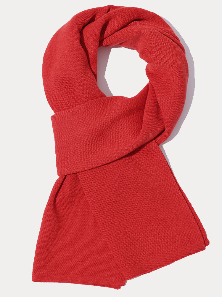Classic Thick Solid Knit Scarf