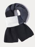 Trendy Contrast Color Knit Scarf