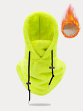 Thermal Fleece Hooded Ski Mask Face Cover Scarf