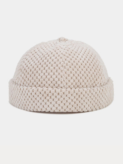Corduroy Brimless Beanie Cap