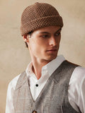 Corduroy Brimless Beanie Cap
