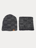 Thermal Fleece Neck Warmer Beanie Hat Set