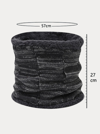 Thermal Fleece Neck Warmer Beanie Hat Set