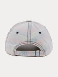 Distressed Washed Denim Baseball Cap