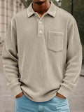 Timeless Design Corduroy Polo Shirt