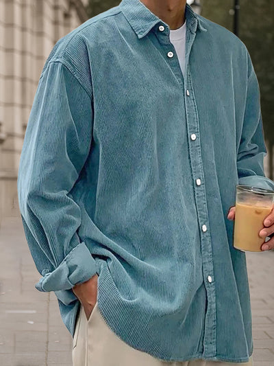 Classic Essential Corduroy Long Sleeve Shirt
