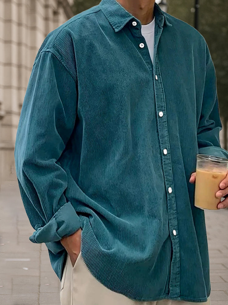 Classic Essential Corduroy Long Sleeve Shirt