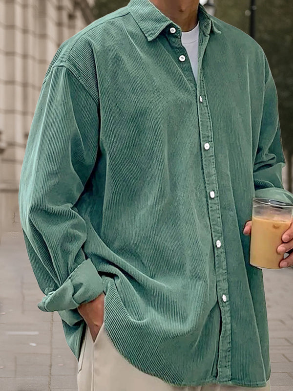Classic Essential Corduroy Long Sleeve Shirt
