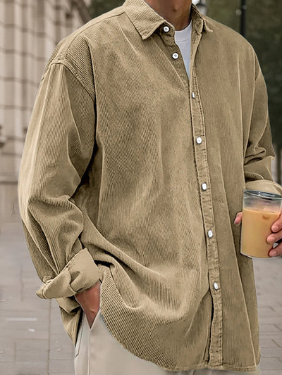 Classic Essential Corduroy Long Sleeve Shirt