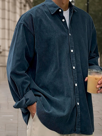 Classic Essential Corduroy Long Sleeve Shirt