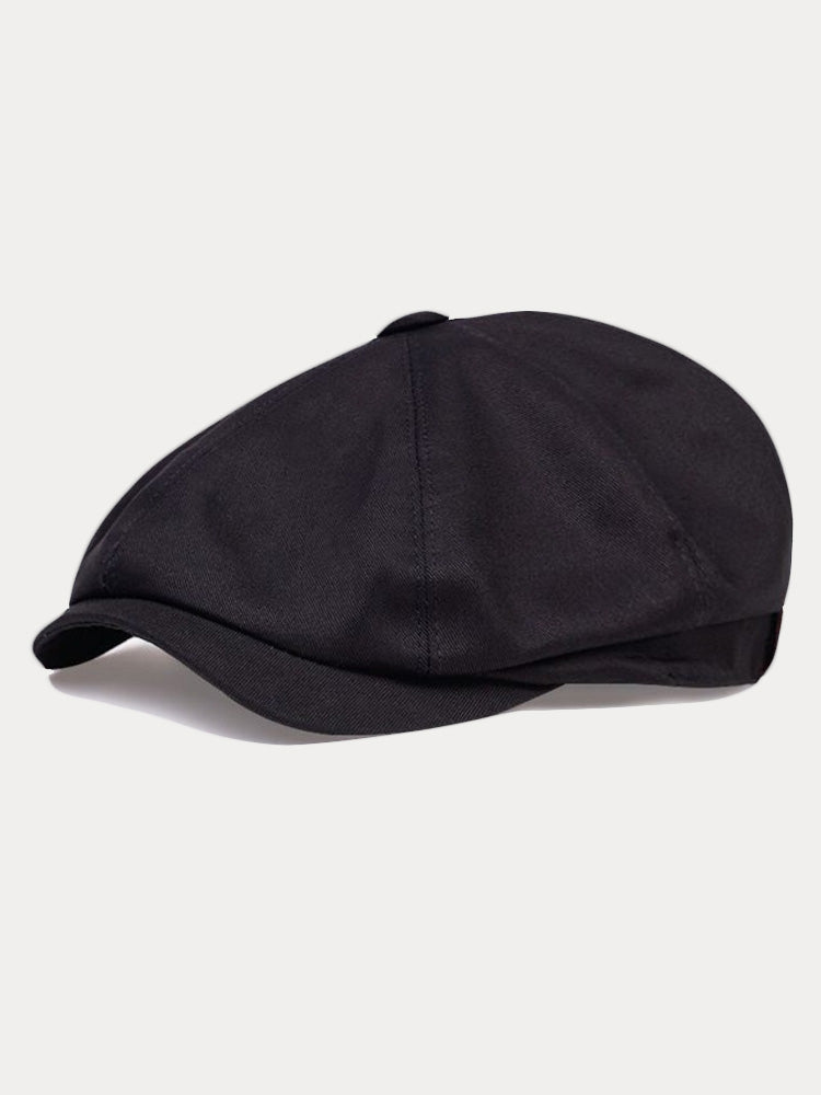 Classic Cotton Blend Newsboy Cap