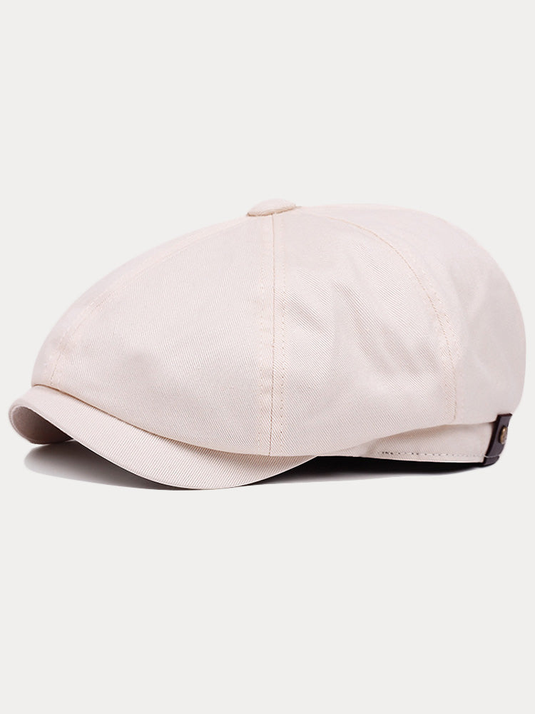 Classic Cotton Blend Newsboy Cap