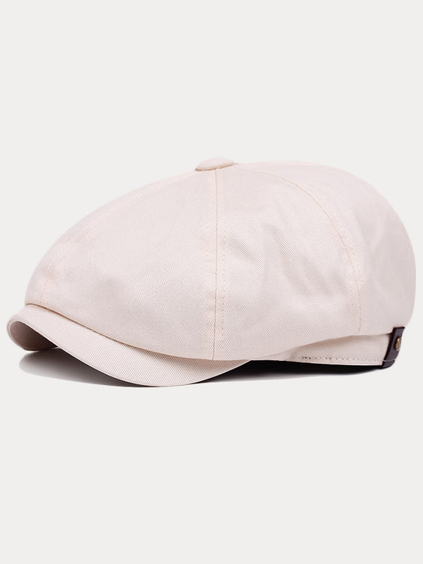 Classic Cotton Blend Newsboy Cap