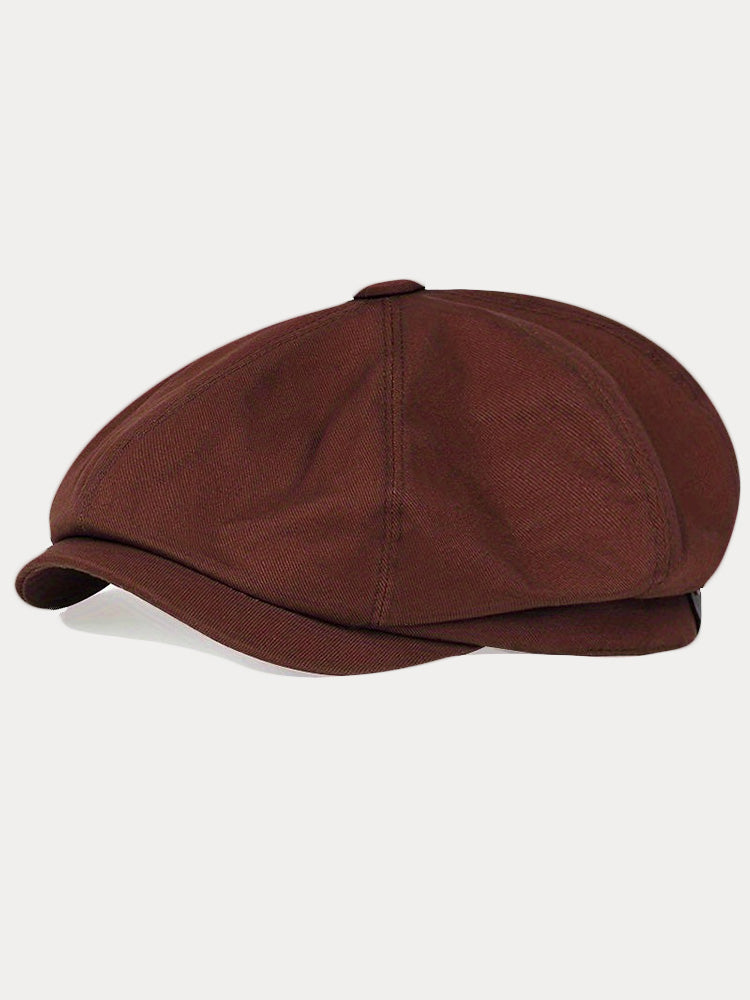 Classic Cotton Blend Newsboy Cap