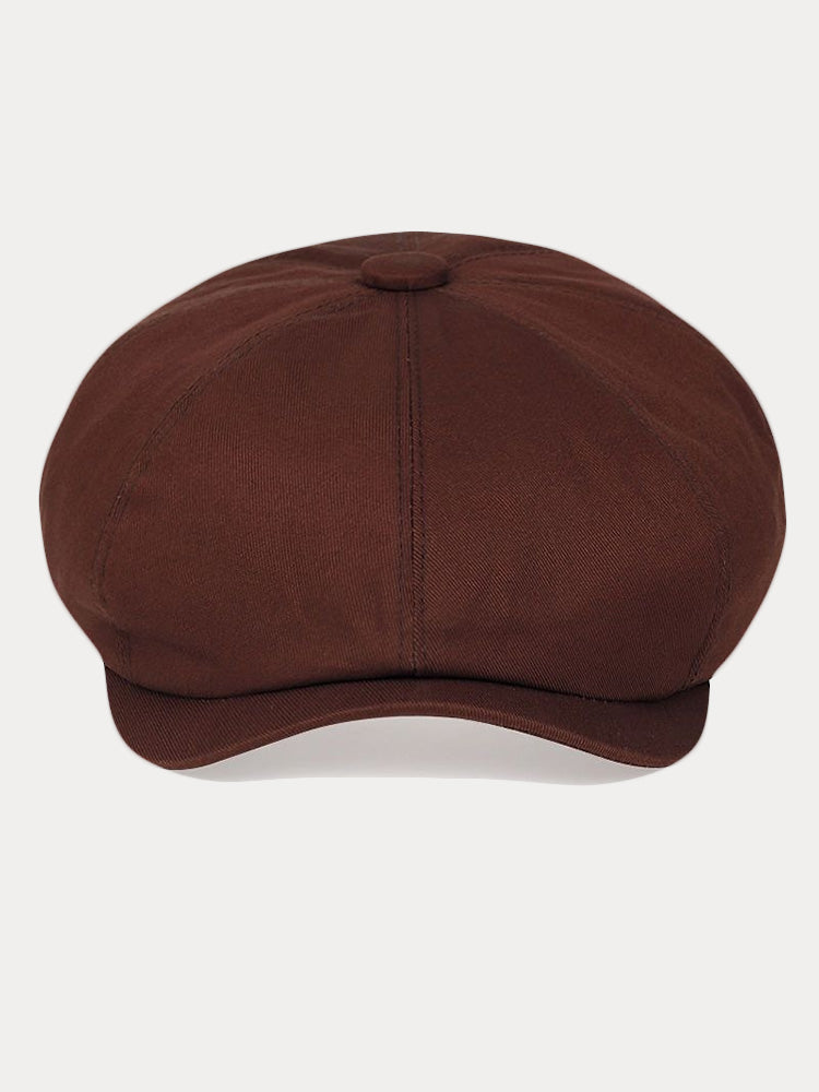 Classic Cotton Blend Newsboy Cap