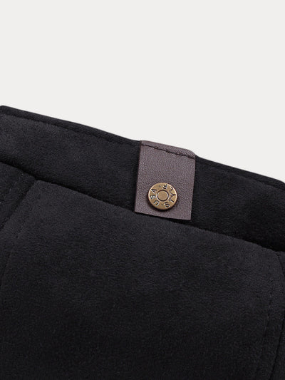 Stylish Suede Newsboy Cap