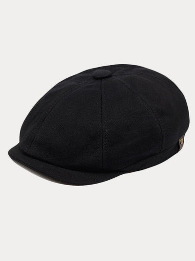 Versatile Cotton Blend Newsboy Cap
