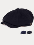 Versatile Cotton Blend Newsboy Cap
