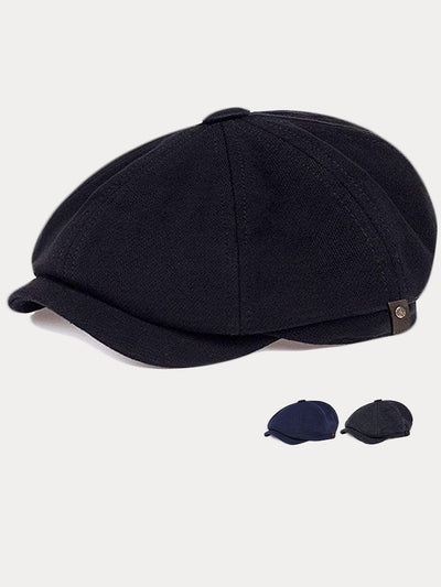 Versatile Cotton Blend Newsboy Cap
