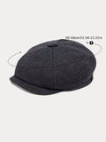 Versatile Cotton Blend Newsboy Cap