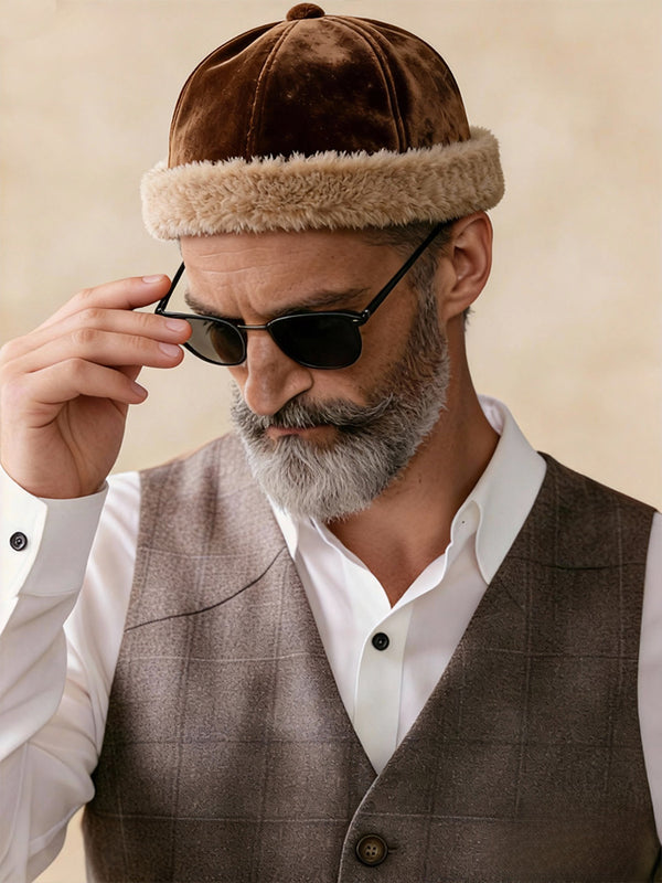 Warm Fleece Brimless Beanie Hat