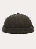 Classic Casual Corduroy Brimless Beanie Hat