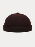 Classic Casual Corduroy Brimless Beanie Hat