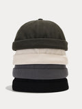 Classic Casual Corduroy Brimless Beanie Hat