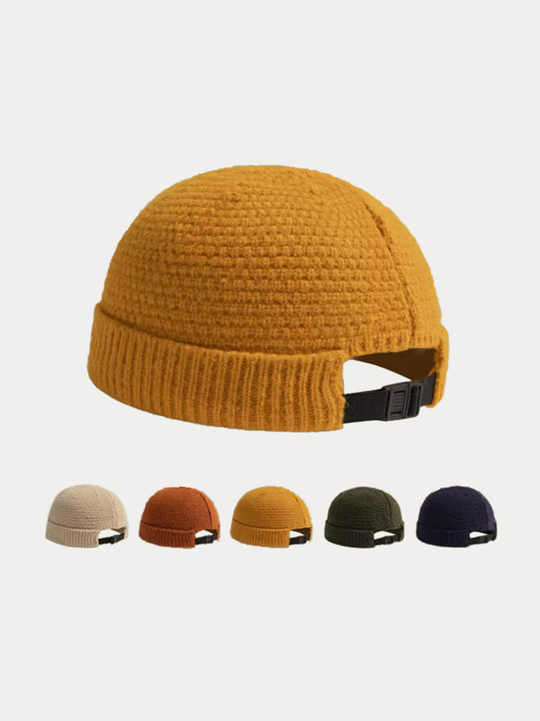 Versatile Warm Knit Brimless Beanie Hat