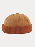 Stylish Knit Distressed Beanie Hat