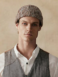 Vintage Paisley Print Brimless Cap