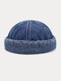 Street Style Denim Brimless Beanie Hat