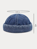 Street Style Denim Brimless Beanie Hat