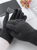 Winter Thicken Keep Warm Knit Gloves