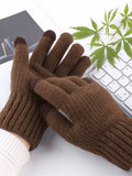 Winter Thicken Keep Warm Knit Gloves