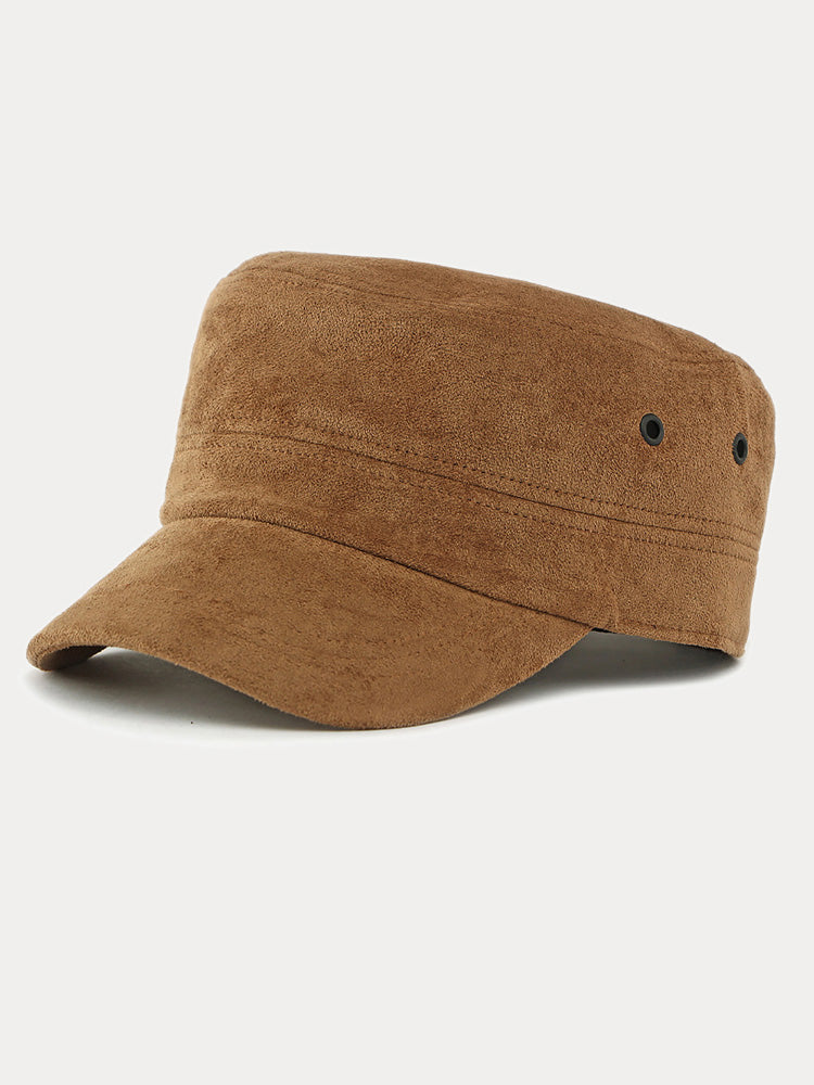 Casual Vintage Style Suede Army Caps – COOFANDY