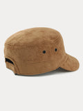 Casual Vintage Style Suede Army Caps