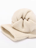 Ultra-Soft Knit Beanie Gloves Neck Warmer 3-in-1 Set