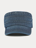 100% Cotton Washed Denim Army Caps