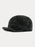 Stylish Corduroy Short-Brimmed Baseball Cap