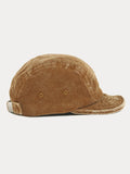 Stylish Corduroy Short-Brimmed Baseball Cap