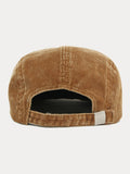 Stylish Corduroy Short-Brimmed Baseball Cap