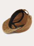 Stylish Corduroy Short-Brimmed Baseball Cap