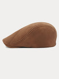 Minimalist Suede Beret Hats