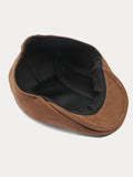 Minimalist Suede Beret Hats