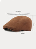 Minimalist Suede Beret Hats