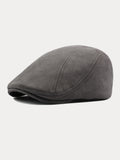 Minimalist Suede Beret Hats
