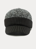 Winter Ear Protection Brim Beanie Hat
