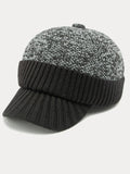 Winter Ear Protection Brim Beanie Hat